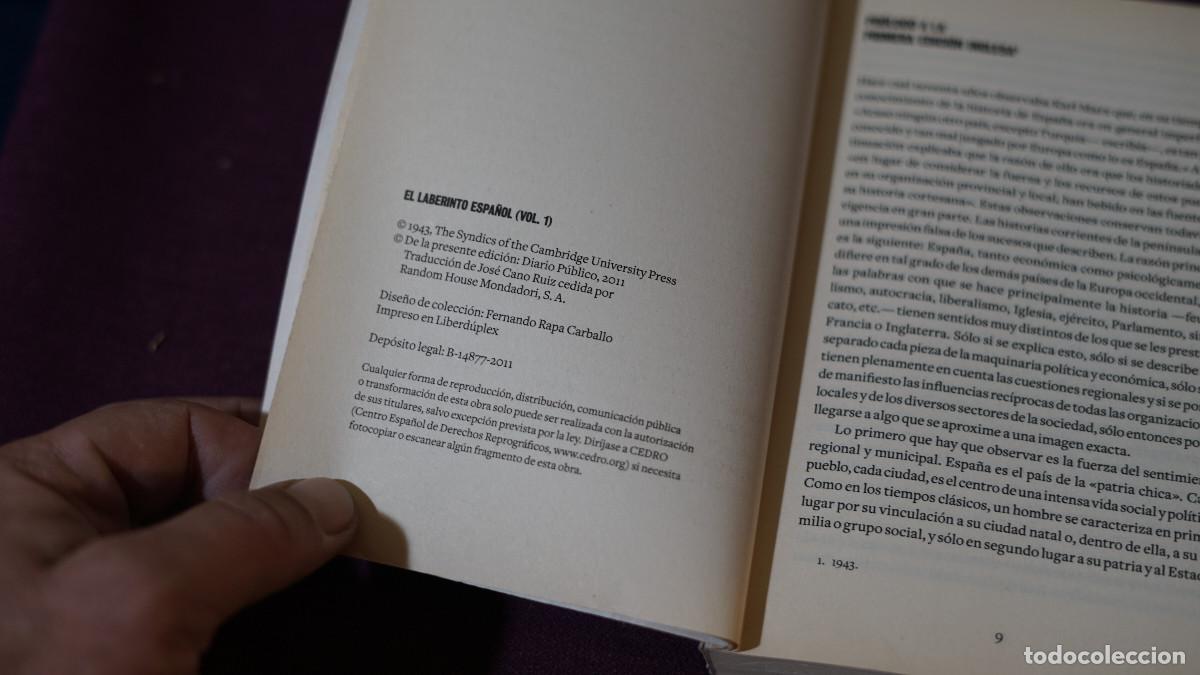Libros de segunda mano: Gerald Brenan - El laberinto espa&ntilde;ol - P&uacute;blico 2011 - Foto 2
