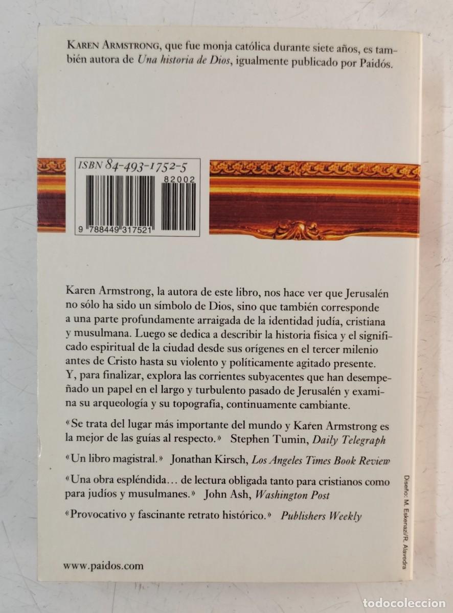 Libros de segunda mano: Historia de Jerusal&eacute;n. Karen Armstrong. - Foto 4
