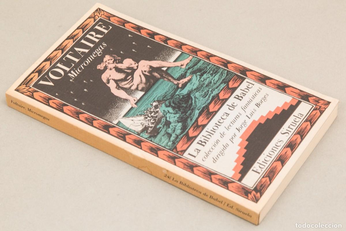 Libros de segunda mano: LA BIBLIOTECA DE BABEL - VOLTAIRE - MICROMEGAS - BORGES - Foto 2