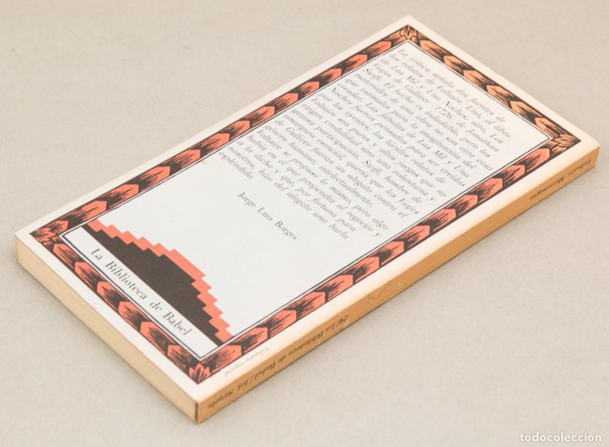 Libros de segunda mano: LA BIBLIOTECA DE BABEL - VOLTAIRE - MICROMEGAS - BORGES - Foto 4