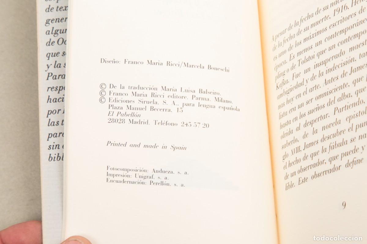 Libros de segunda mano: LA BIBLIOTECA DE BABEL - H. JAMES - LOS AMIGOS DE LOS AMIGOS - BORGES - Foto 3