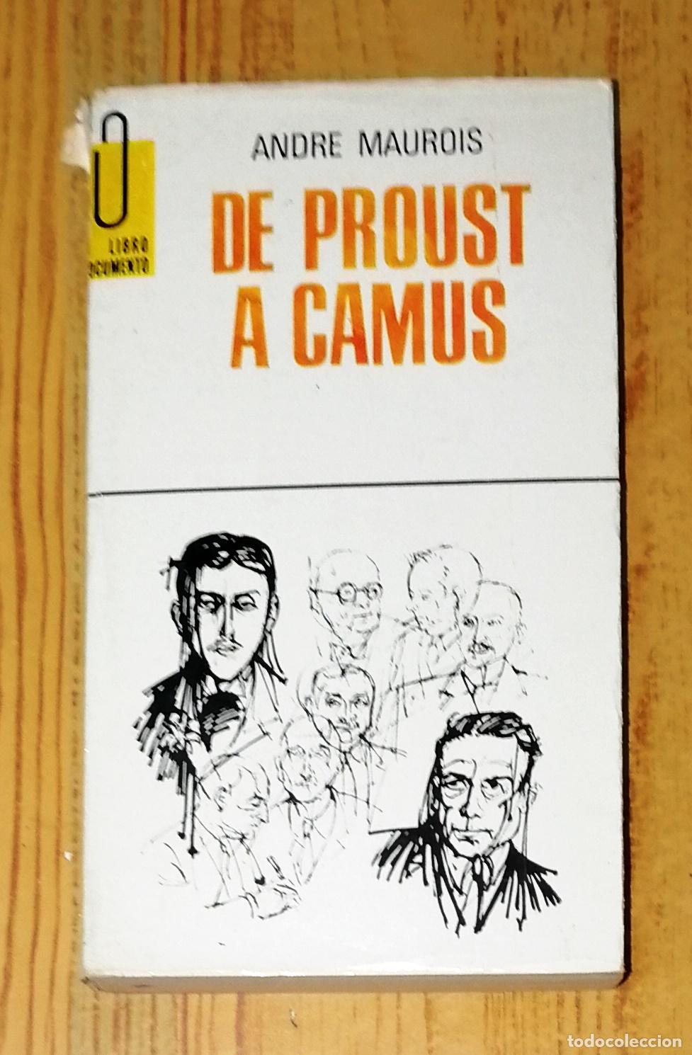 Libros de segunda mano: DE PROUST A CAMUS (Libro Documento ; 12) / Andr&eacute; Maurois. - Barcelona : Ediciones G.P., 1967 - Foto 1