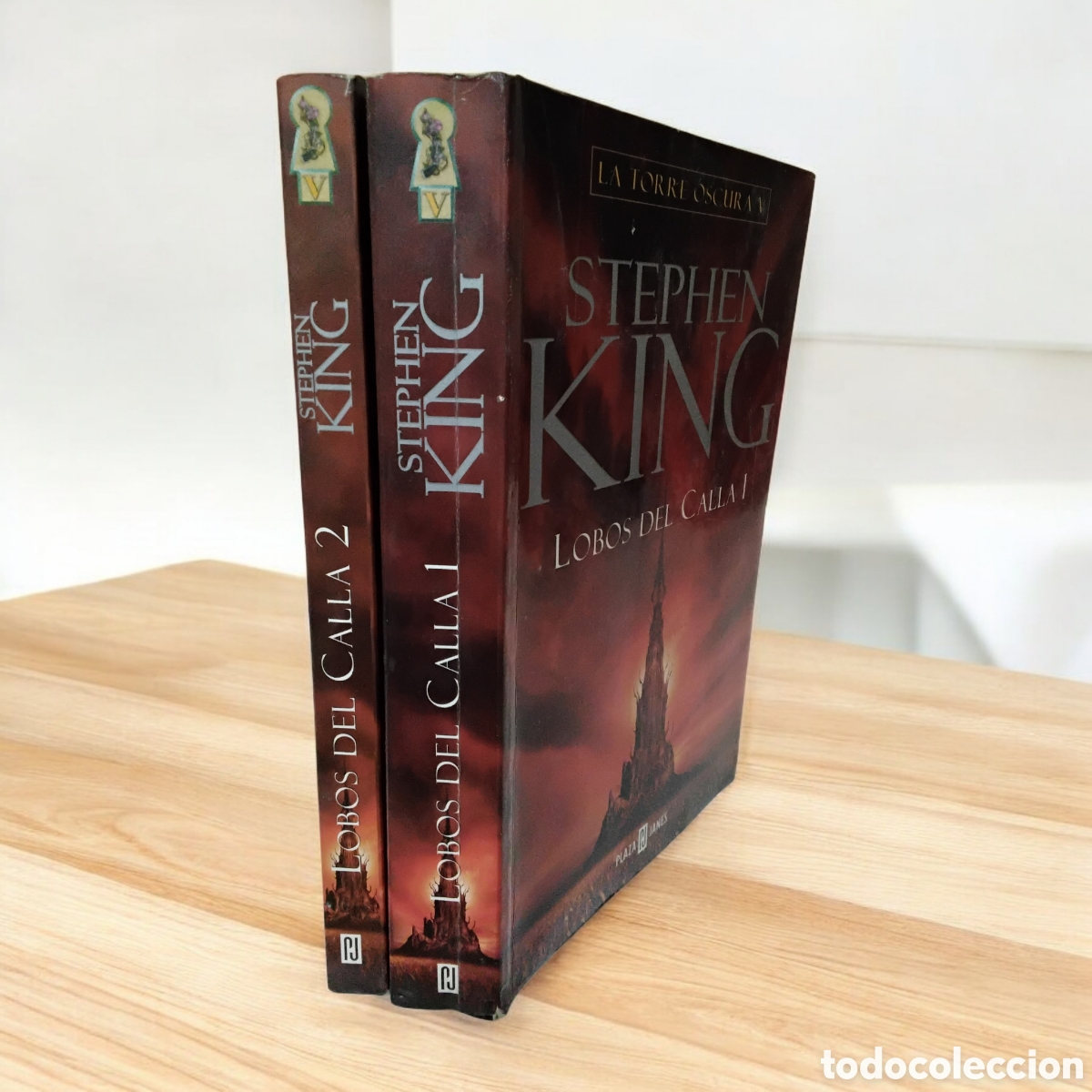 Libros de segunda mano: Stephen King &mdash; Lobos del Calla (La Torre Oscura V), 2004 &mdash; Dos tomos ilustrados - Foto 2