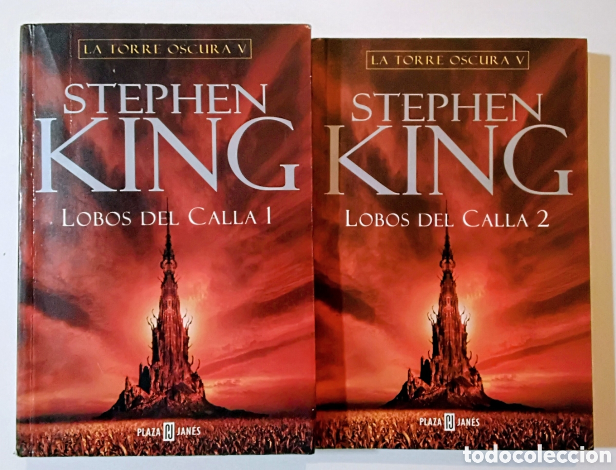 Libros de segunda mano: Stephen King &mdash; Lobos del Calla (La Torre Oscura V), 2004 &mdash; Dos tomos ilustrados - Foto 1