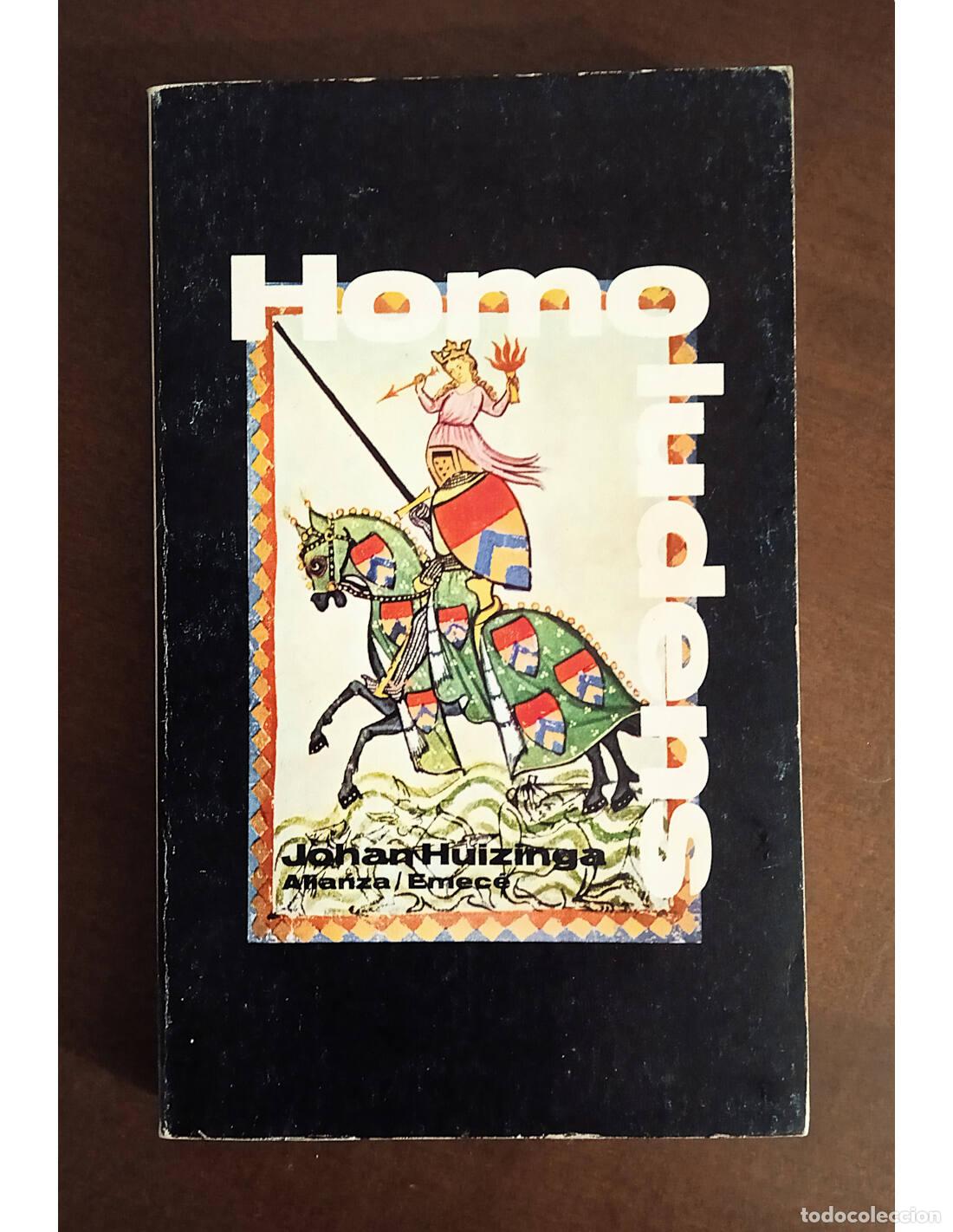 Libros de segunda mano: HOMO LUDENS. HUIZINGA, Johan. Editorial Alianza. 1987. - Foto 1