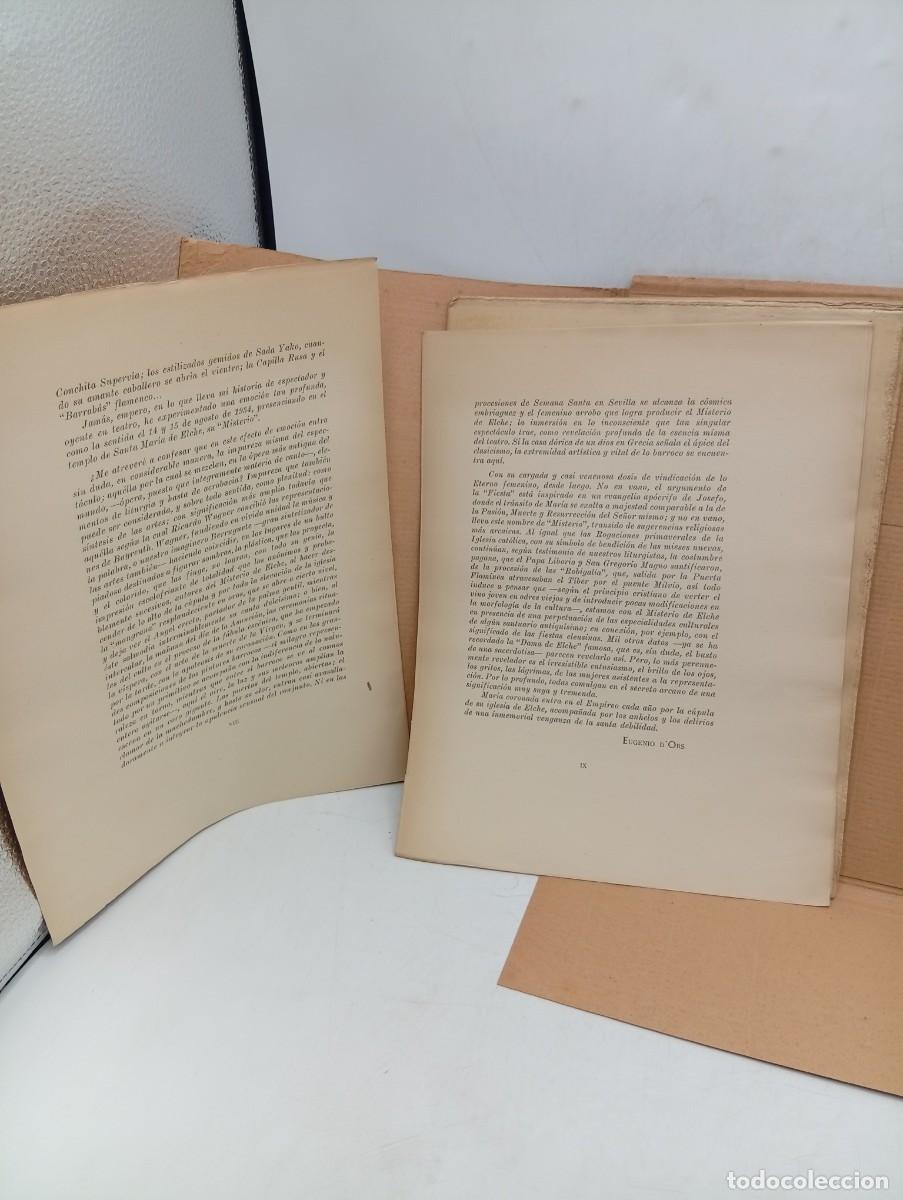 Libros de segunda mano: ELCHE, EL CONSUETA DE LA FIESTA DE ELCHE. EDICI&Oacute;N FACSIMIL NUMERADA, 1941. - Foto 5