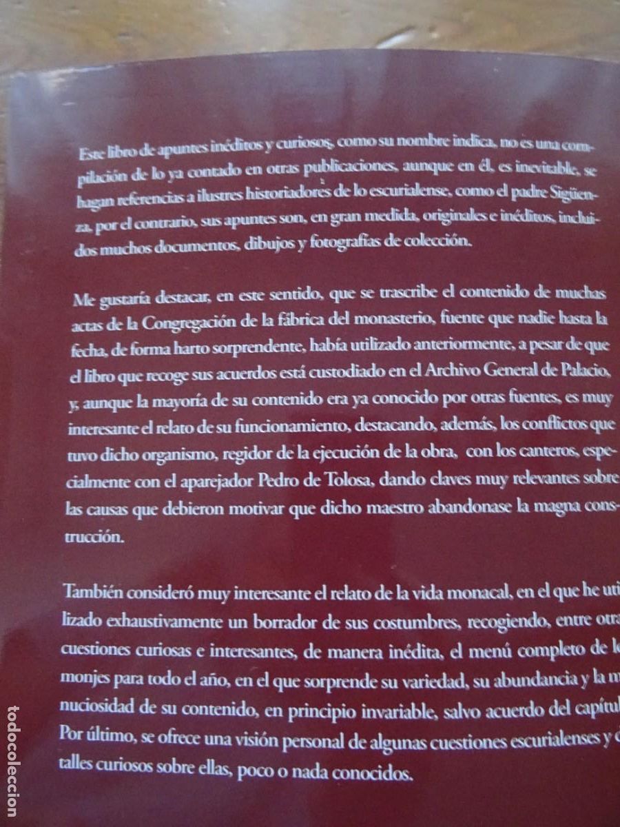 Libros de segunda mano: Haciendo Escorial, Apuntes In&eacute;ditos y Curiosos - Foto 2