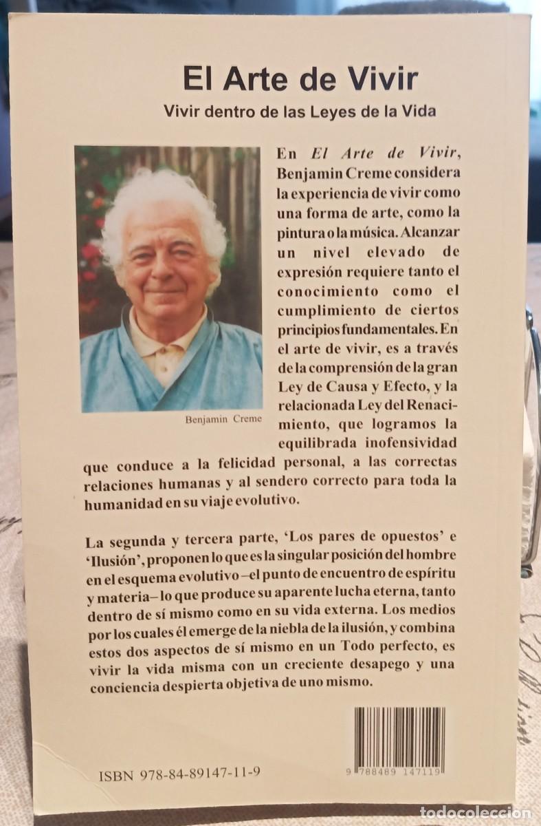 Libros de segunda mano: El arte de vivir. Benjamin Creme. - Foto 2