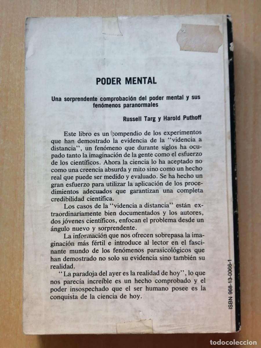 Libros de segunda mano: PODER MENTAL - Russell Targ y Harold Puthoff - Foto 4