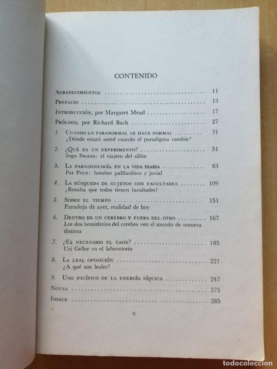 Libros de segunda mano: PODER MENTAL - Russell Targ y Harold Puthoff - Foto 6