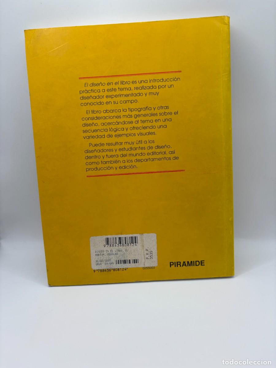 Libros de segunda mano: El dise&ntilde;o en el libro, Douglas Martin - 1&ordf; Ed. Castellano - 1994 - Foto 2