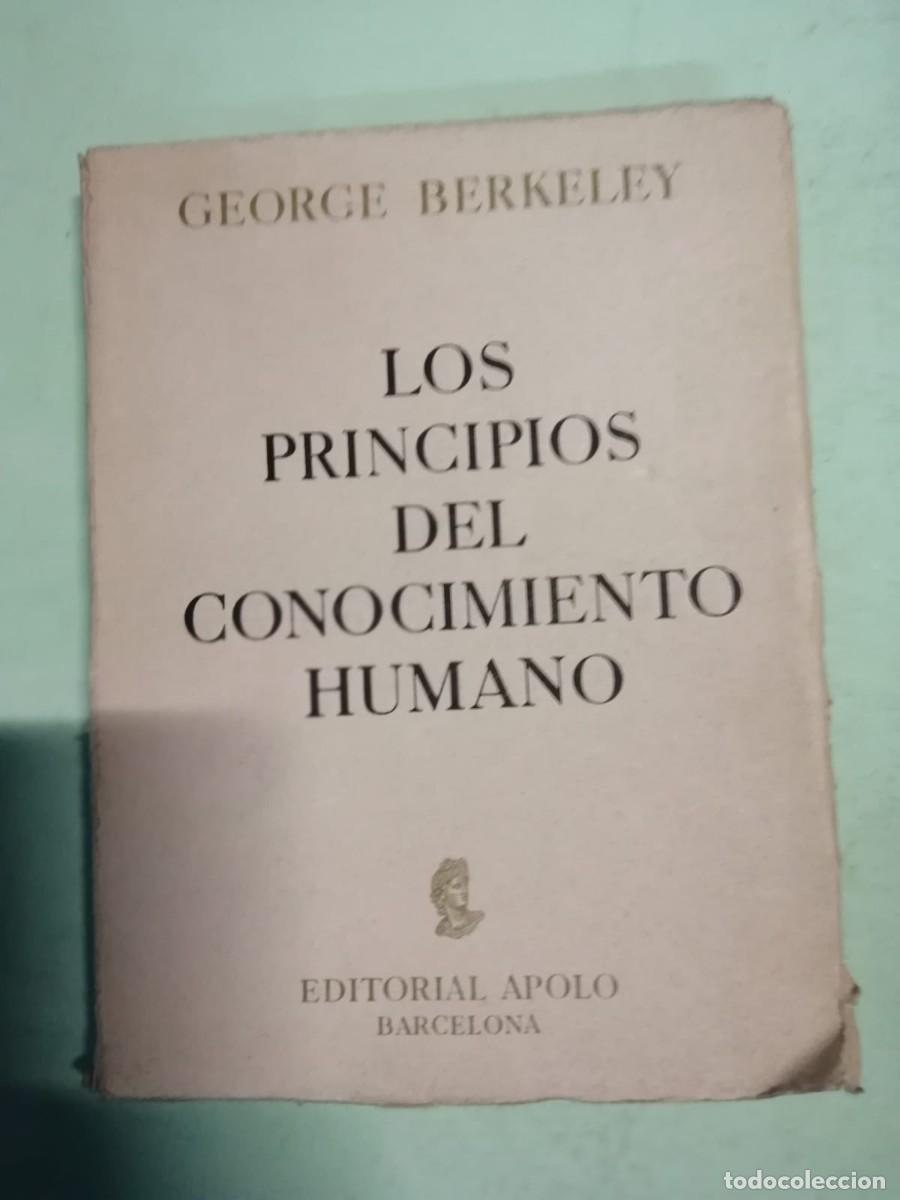 Libros de segunda mano: LOS PRINCIPIOS DEL CONOCIMIENTO HUMANO (GEORGE BERKELEY) - Foto 1