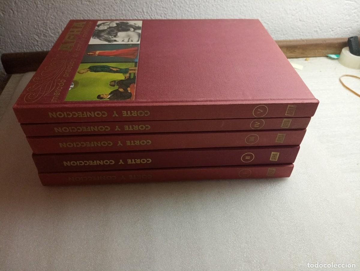 Libros de segunda mano: M&Eacute;TODO PR&Aacute;CTICO DE CORTE Y CONFECCI&Oacute;N. 5 Vol&uacute;menes: Obra completa. VV.AA. Ediciones Afha - Foto 2