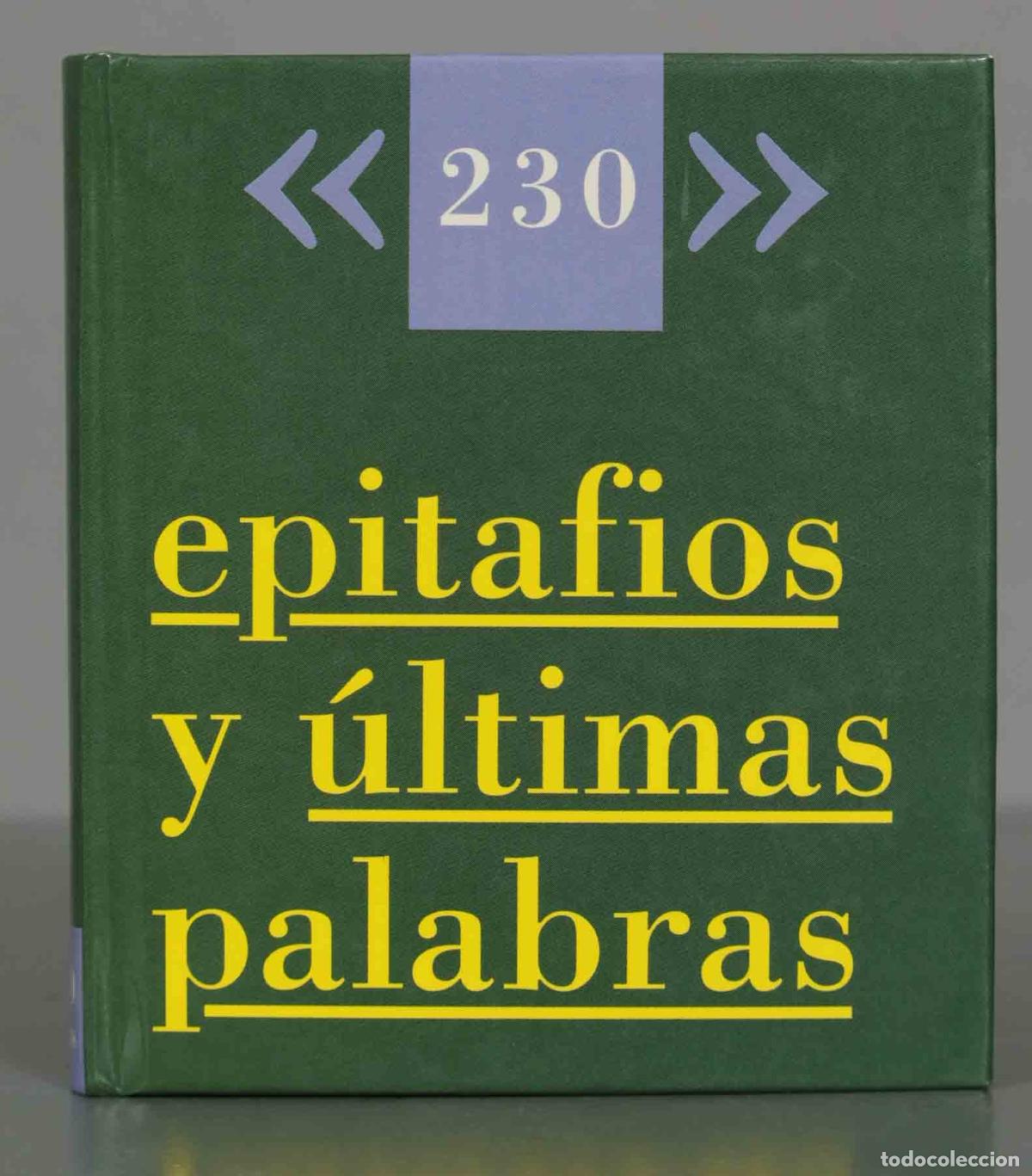 Libros de segunda mano: Epitafios y &uacute;ltimas palabras - Foto 1