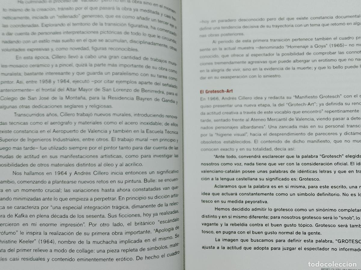 Libros de segunda mano: VV.AA.: Andr&eacute;s Cillero. Una mirada m&uacute;ltiple (Generalitat Valenciana. 2002) - Foto 4