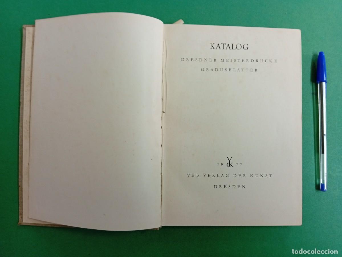 Libros de segunda mano: Antiguo libro Cat&aacute;logo de arte aleman. Dresden 1957. - Foto 2