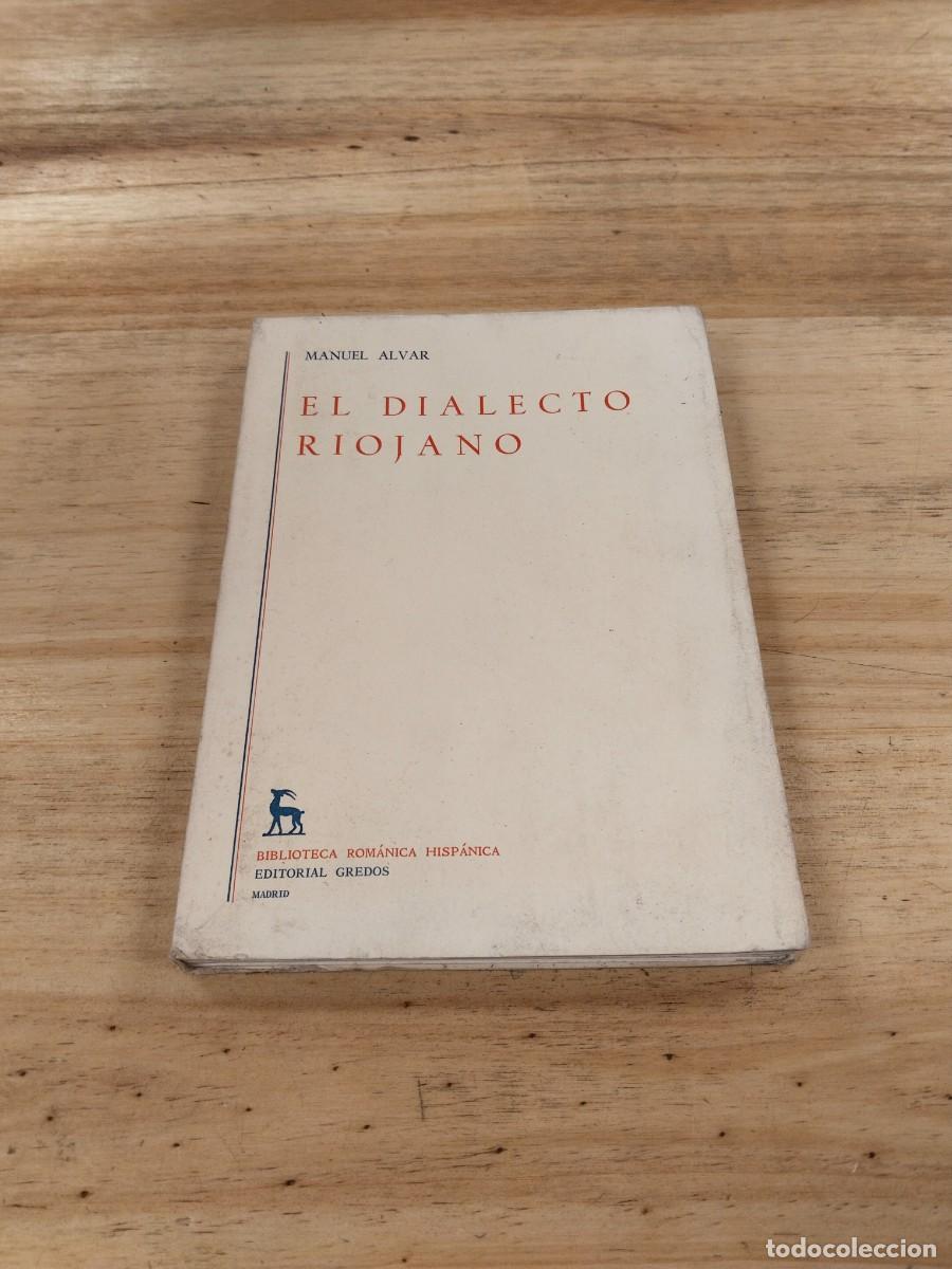 Libros de segunda mano: El Dialecto Riojano - Manuel Alvar - Foto 1