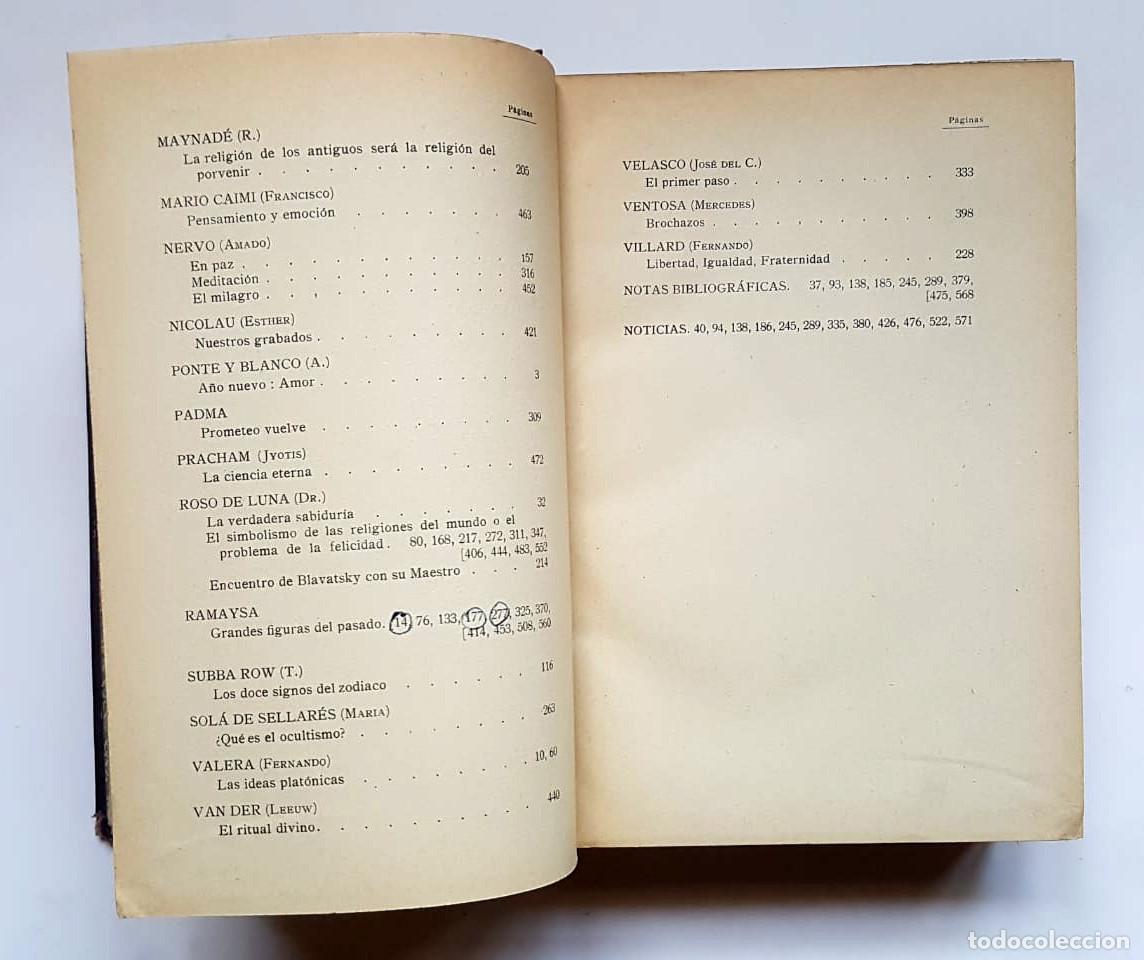 Libros de segunda mano: El Loto Blanco, 12 n&uacute;meros a&ntilde;o 1927 - Foto 8