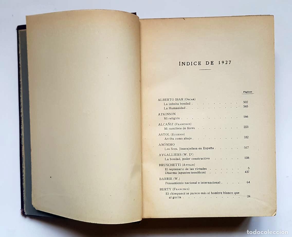 Libros de segunda mano: El Loto Blanco, 12 n&uacute;meros a&ntilde;o 1927 - Foto 9