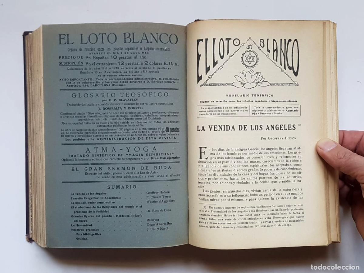 Libros de segunda mano: El Loto Blanco, 12 n&uacute;meros a&ntilde;o 1927 - Foto 14