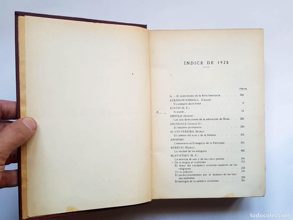 Libros de segunda mano: El Loto Blanco, 12 n&uacute;meros a&ntilde;o 1928 - Foto 4