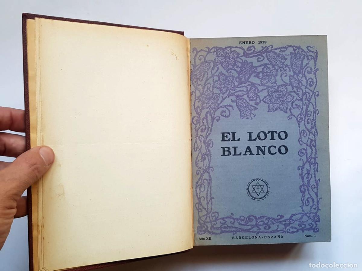 Libros de segunda mano: El Loto Blanco, 12 n&uacute;meros a&ntilde;o 1928 - Foto 7