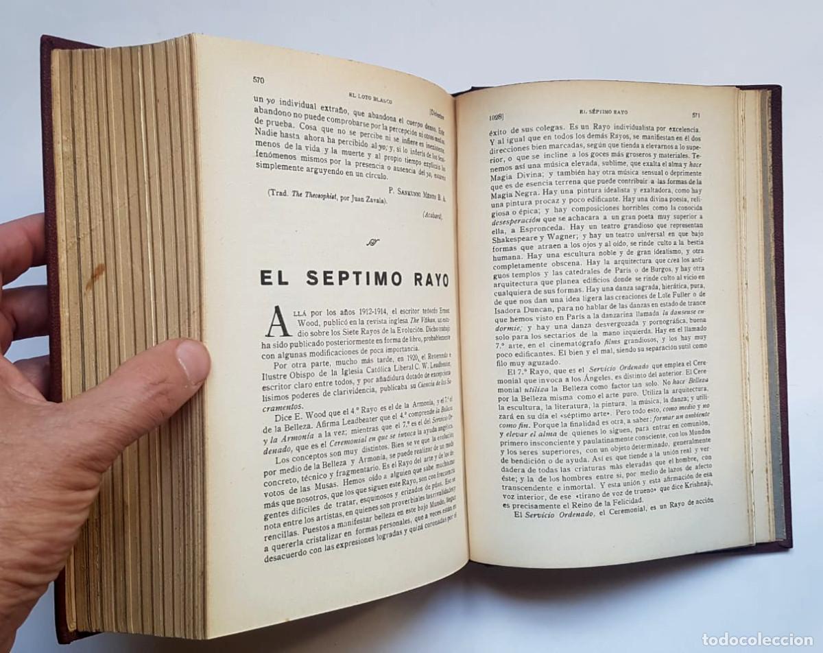 Libros de segunda mano: El Loto Blanco, 12 n&uacute;meros a&ntilde;o 1928 - Foto 13