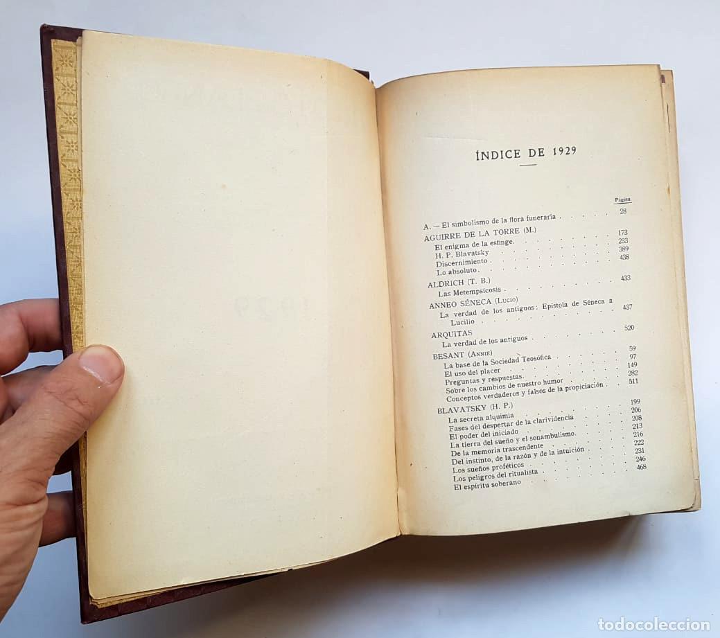 Libros de segunda mano: El Loto Blanco, 12 n&uacute;meros a&ntilde;o 1929 - Foto 5