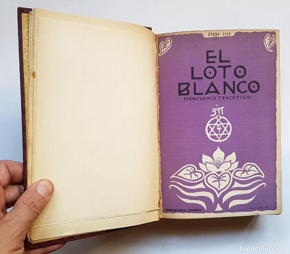 Libros de segunda mano: El Loto Blanco, 12 n&uacute;meros a&ntilde;o 1929 - Foto 7