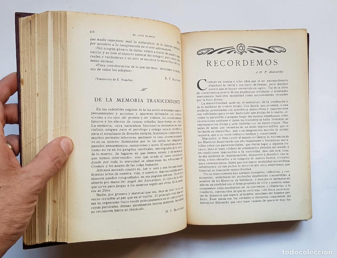 Libros de segunda mano: El Loto Blanco, 12 n&uacute;meros a&ntilde;o 1929 - Foto 12