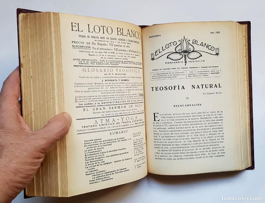 Libros de segunda mano: El Loto Blanco, 12 n&uacute;meros a&ntilde;o 1929 - Foto 15