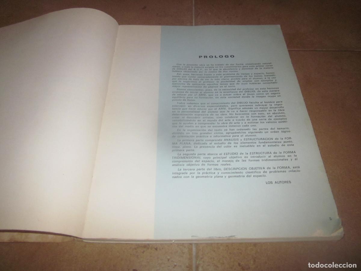 Libros de segunda mano: DIBUJO 1 BACHILLERATO - EDICIONES SM 1975 - Foto 3