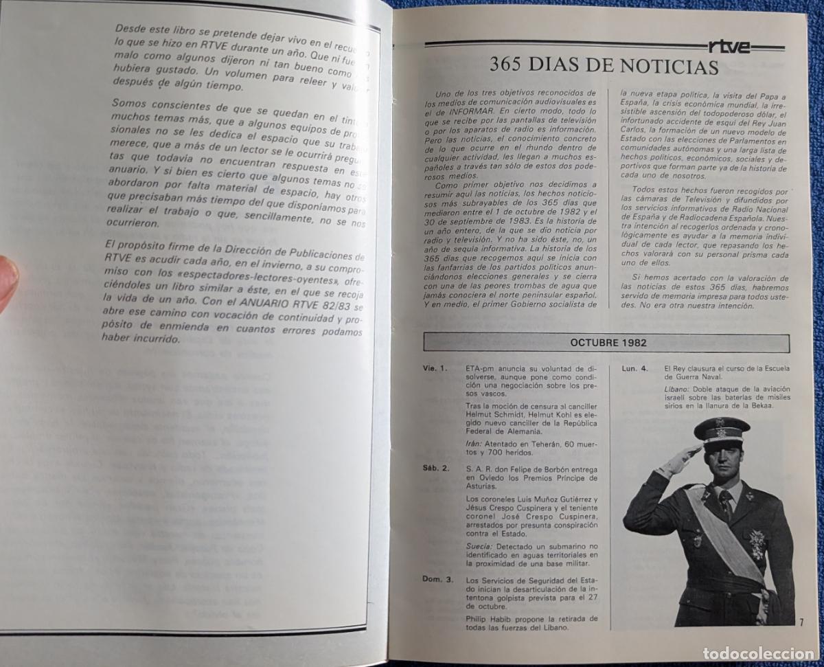 Libros de segunda mano: El Anuario - RTVE (1984) - Foto 2