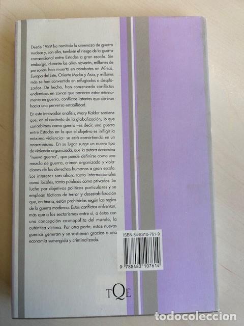 Libros de segunda mano: Las nuevas guerras -Mary Kaldor- - Foto 2