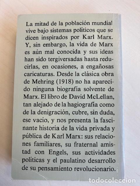 Libros de segunda mano: Marx. Su vida y sus ideas -David McLellan- - Foto 2