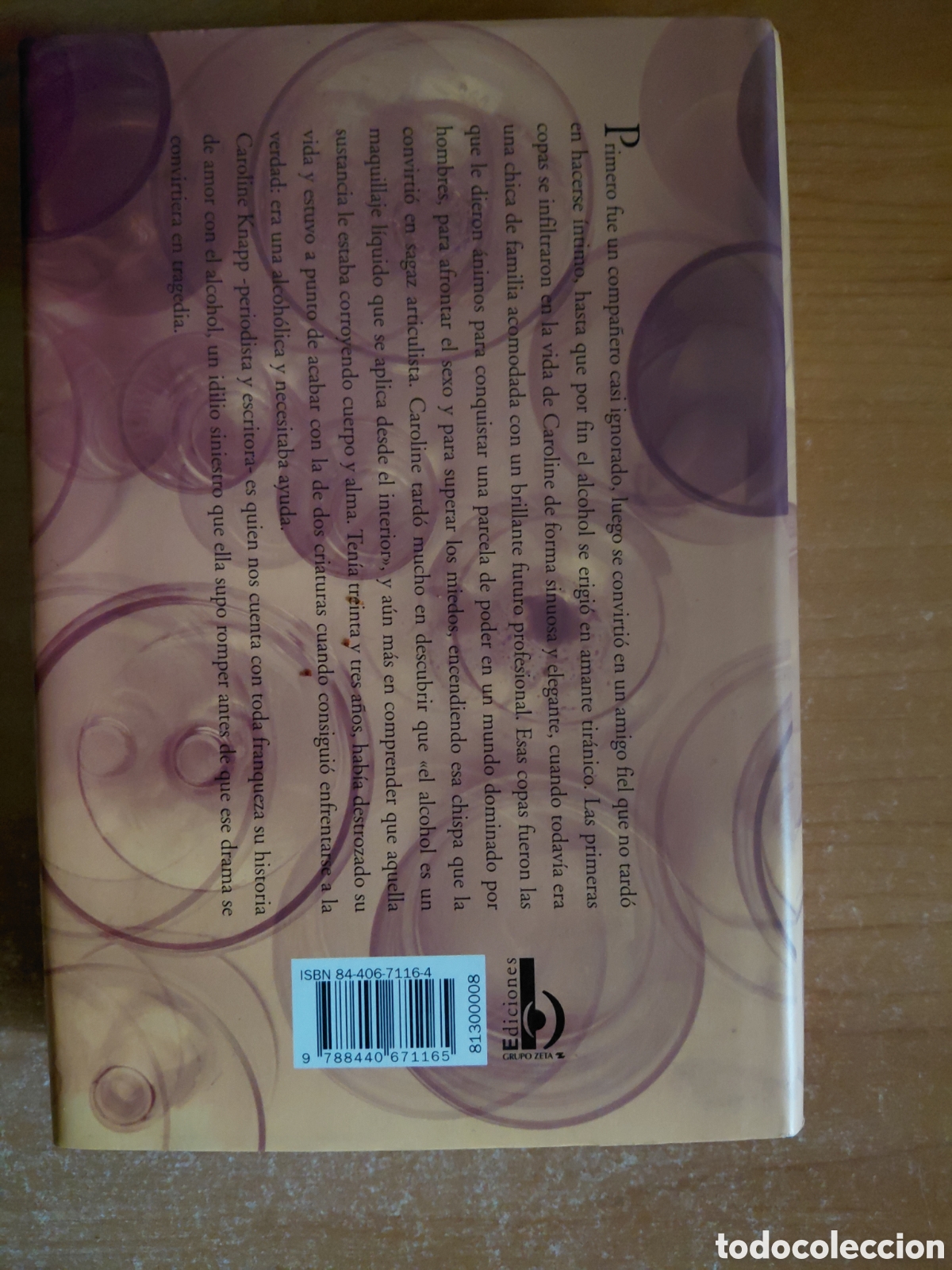 Libros de segunda mano: El alcohol y yo, una historia de amor, Caroline Knapp - Foto 2
