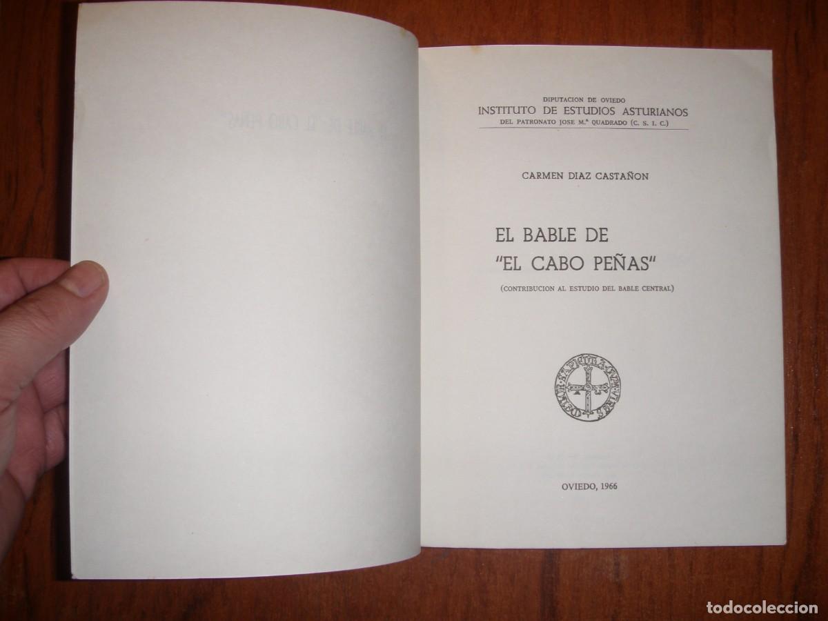 Libros de segunda mano: EL BABLE DEL CABO PE&Ntilde;AS DESCATALOGADO - Foto 3