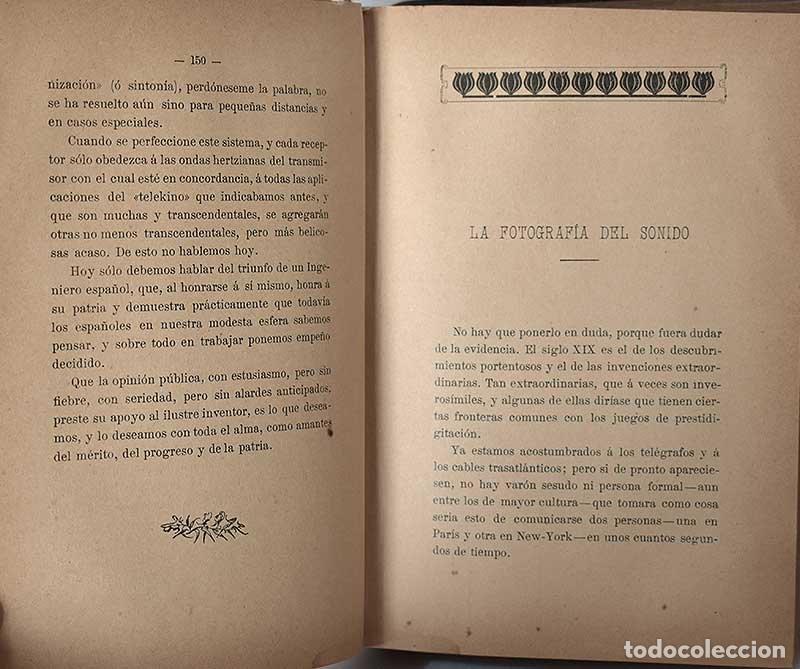 Libros de segunda mano: Ciencia Popular - Jos&eacute; Echegaray - Foto 5