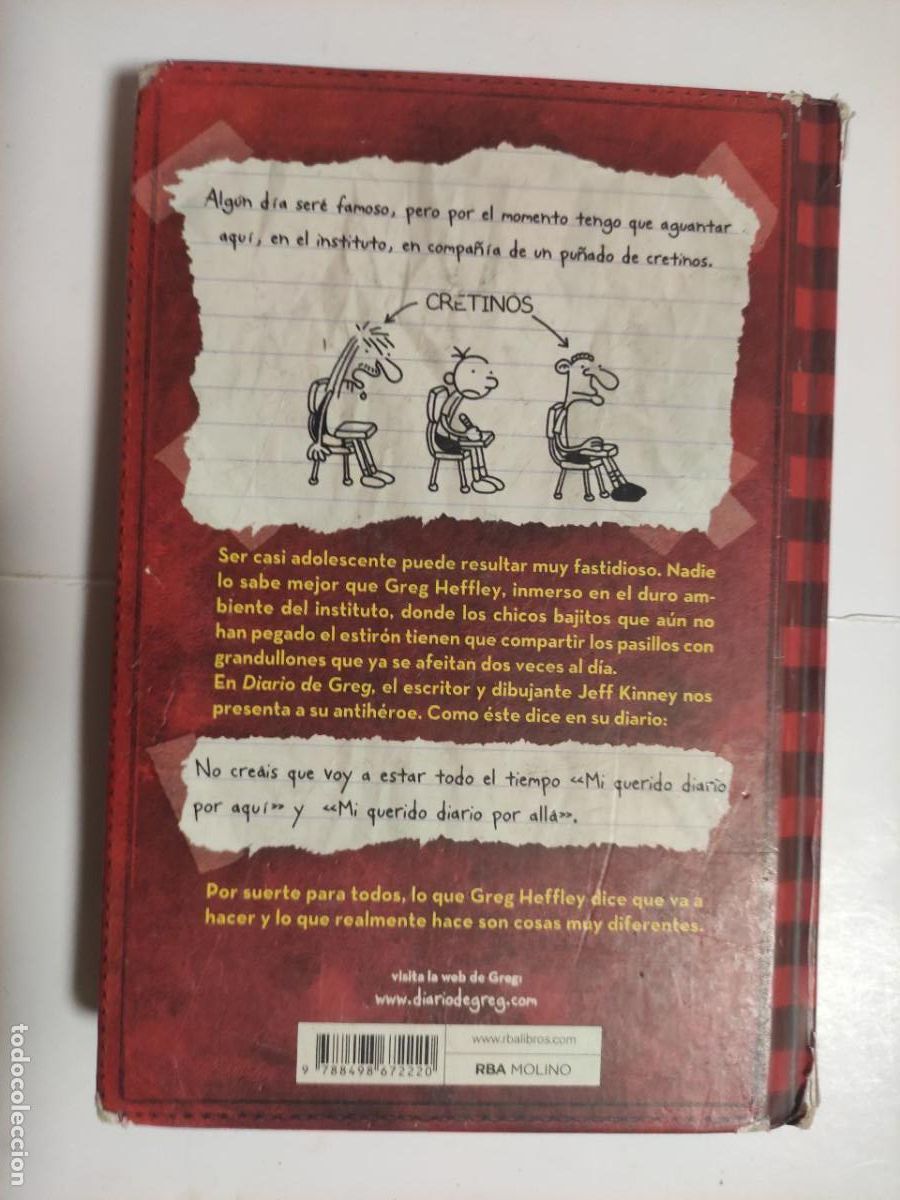 Libros de segunda mano: Diario de Greg Un pringao total - Foto 2