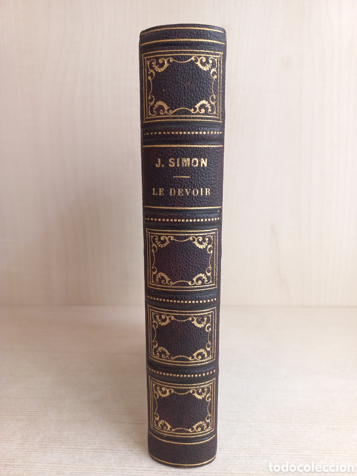 Libros de segunda mano: Le Devoir. Jules Simon. Librairie Hachette et Cie, 1855. - Foto 1
