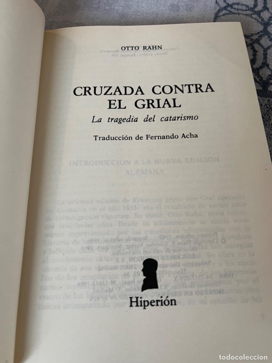 Libros de segunda mano: Rahn, Otto.- Cruzada contra el Grial - Foto 2