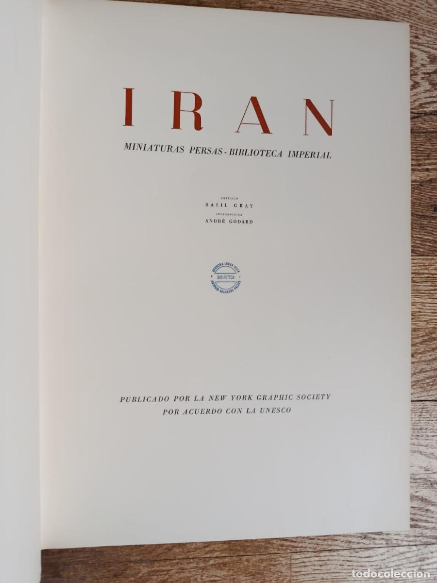 Libros de segunda mano: IR&Aacute;N, MINIATURAS PERSAS, BIBLIOTECA IMPERIAL - Foto 2