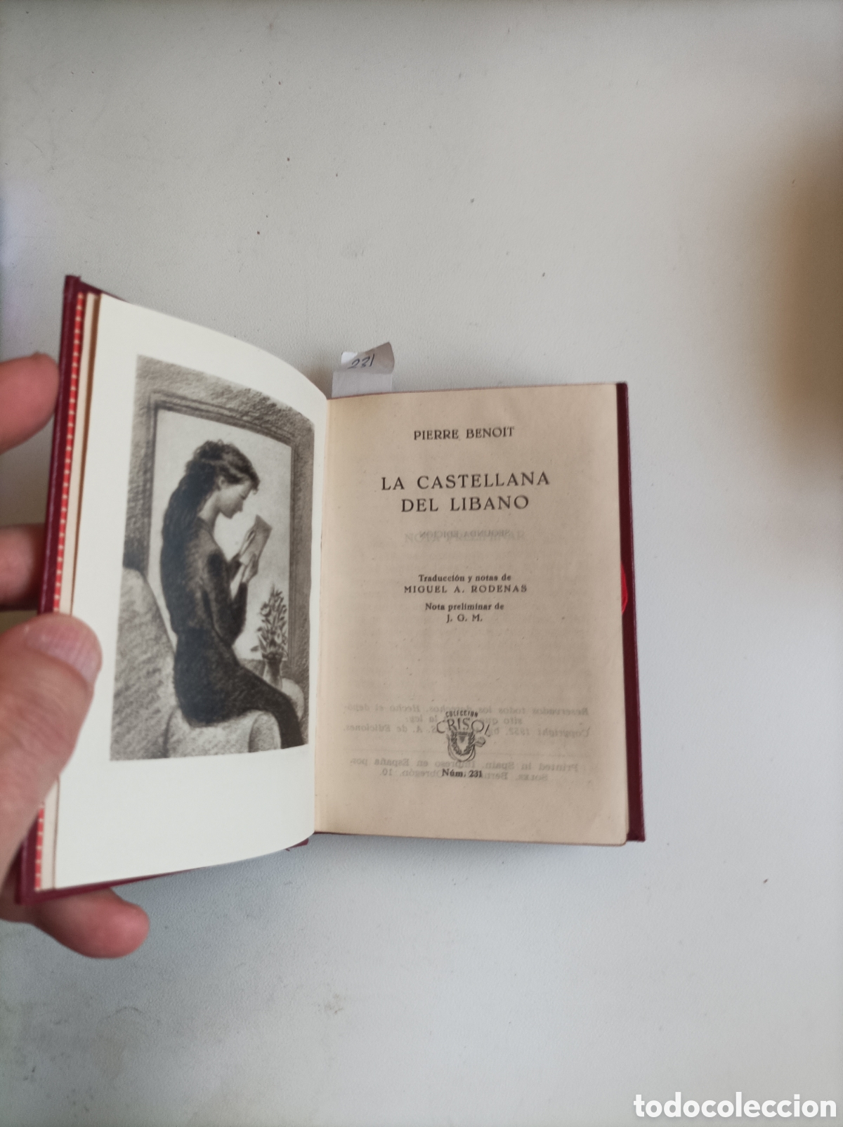 Libros de segunda mano: Crisol 231, Benoit, La castellana del L&iacute;bano, Aguilar - Foto 3