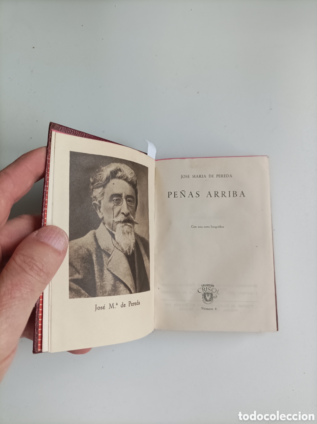 Libros de segunda mano: Crisol 4, Pereda, Pe&ntilde;as arriba, Aguilar - Foto 3