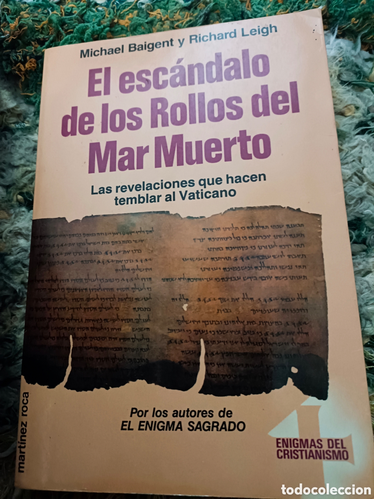 Libros de segunda mano: Libro el esc&aacute;ndalo de los rollos del mar muerto - Foto 1