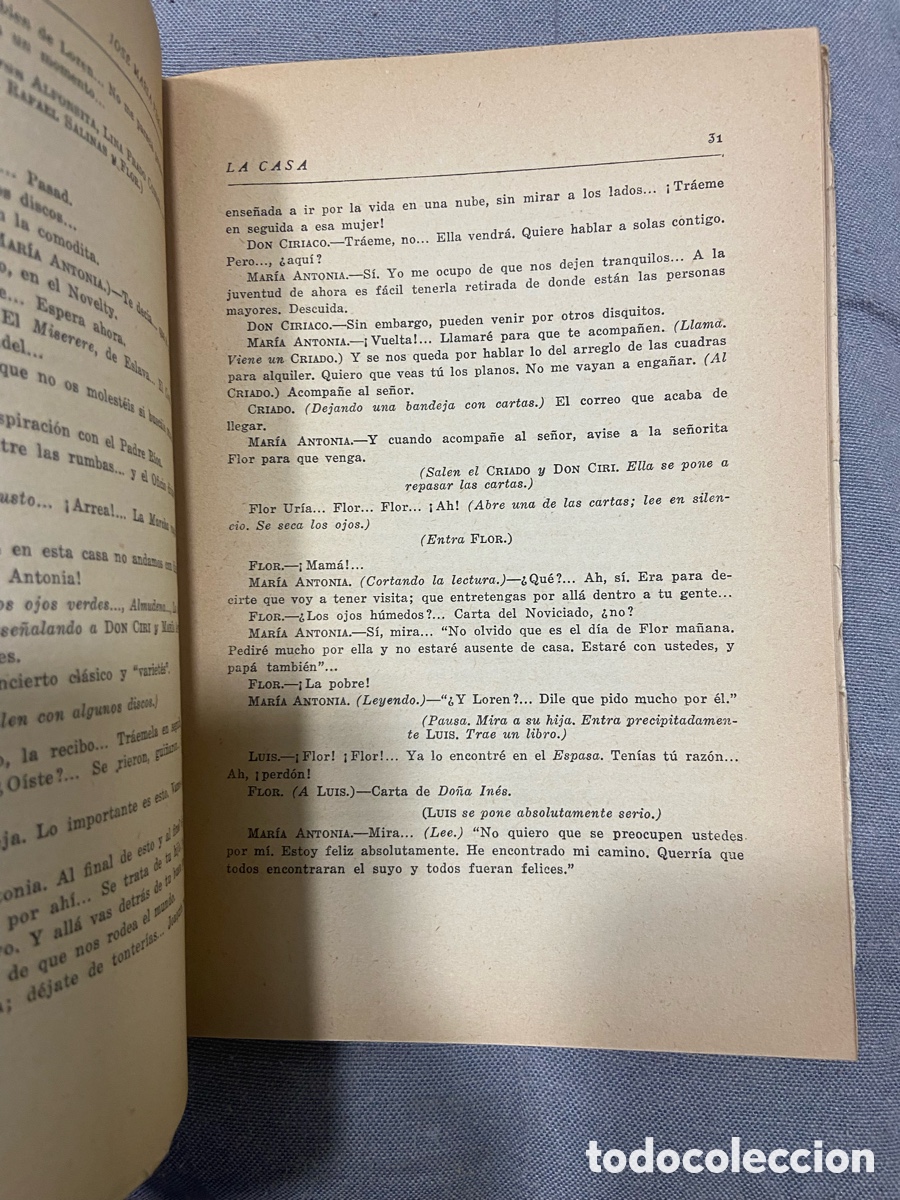 Libros de segunda mano: La casa : comedia en tres actos , y Paca Almuzara - Foto 2