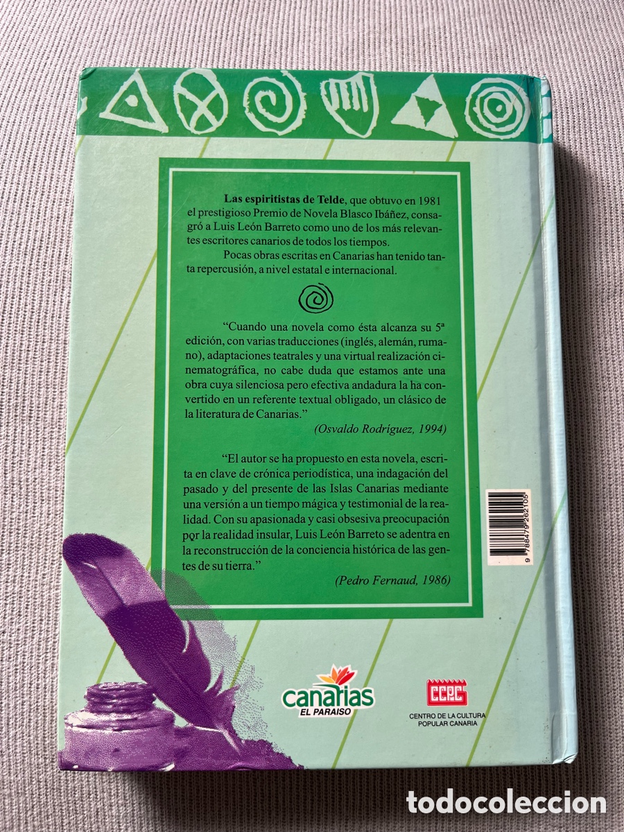 Libros de segunda mano: Libro Las espiritistas de Telde - Luis Le&oacute;n Barreto - Foto 2