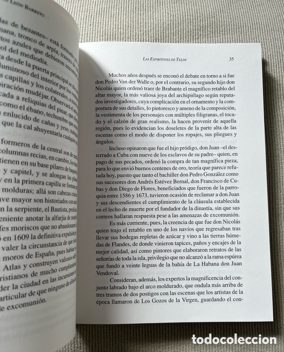 Libros de segunda mano: Libro Las espiritistas de Telde - Luis Le&oacute;n Barreto - Foto 5