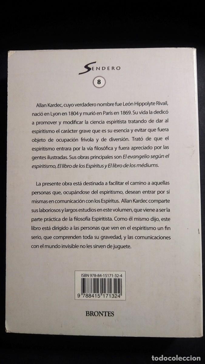 Libros de segunda mano: EL LIBRO DE LOS MEDIUMS - ALLAN KARDEC - Foto 2