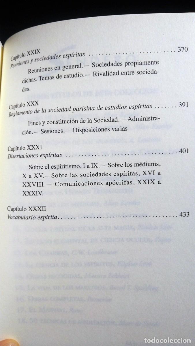Libros de segunda mano: EL LIBRO DE LOS MEDIUMS - ALLAN KARDEC - Foto 11